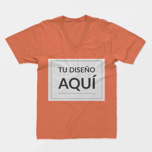 Polo con Cuello V, Manga Corta
