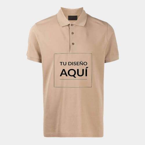 Polo con Cuello V, Manga Corta